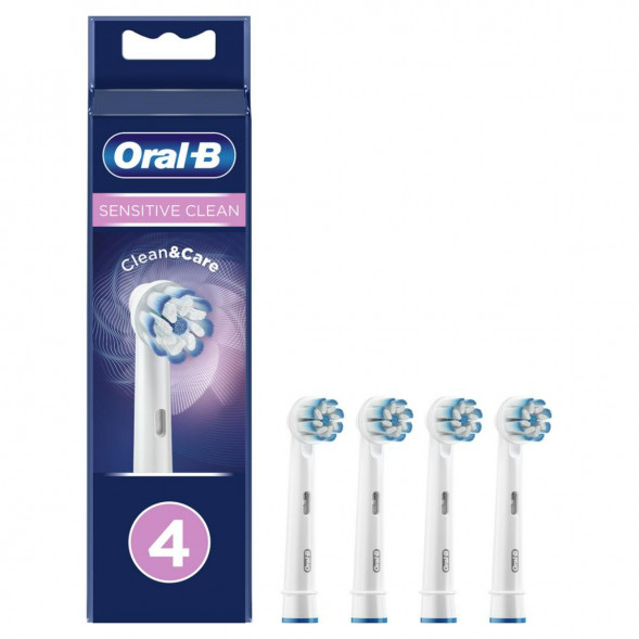 Насадки на зубные щетки Oral-B Sensitive Clean, 4 шт. в Новосибирске