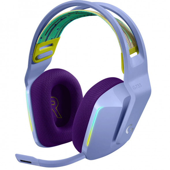 Игровая гарнитура Logitech G733 RGB Lightspeed Wireless, сиреневый в Новосибирске