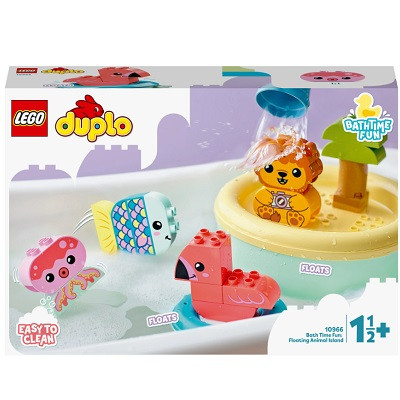 Конструктор LEGO DUPLO Creative Play 10966 Приключения в ванной: плавучий остров для зверей в Новосибирске
