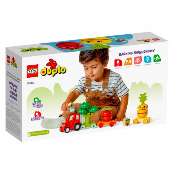 Конструктор LEGO DUPLO 10982 Трактор для перевозки овощей и фруктов в Новосибирске