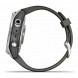 Умные часы Garmin Fenix 7s серебристый с графитовым силиконовым ремешком 010-02539-01 в Новосибирске