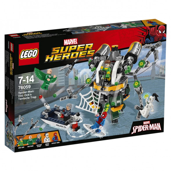 Конструктор LEGO Super Heroes 76059 Человек-паук: в ловушке Доктора Осьминога в Новосибирске