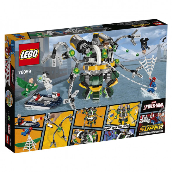 Конструктор LEGO Super Heroes 76059 Человек-паук: в ловушке Доктора Осьминога в Новосибирске