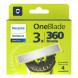 Сменные лезвия Philips OneBlade 360 QP430/50, 3 штуки в Новосибирске