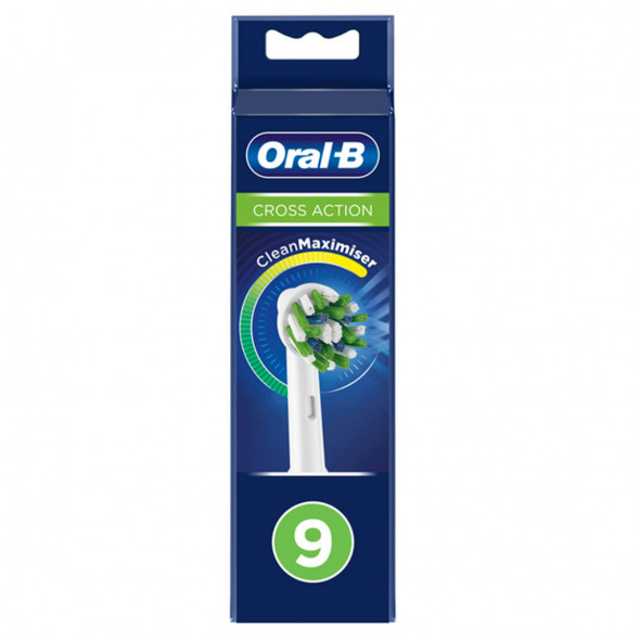 Насадки на зубные щетки Oral-B Cross Action, 9 шт. в Новосибирске