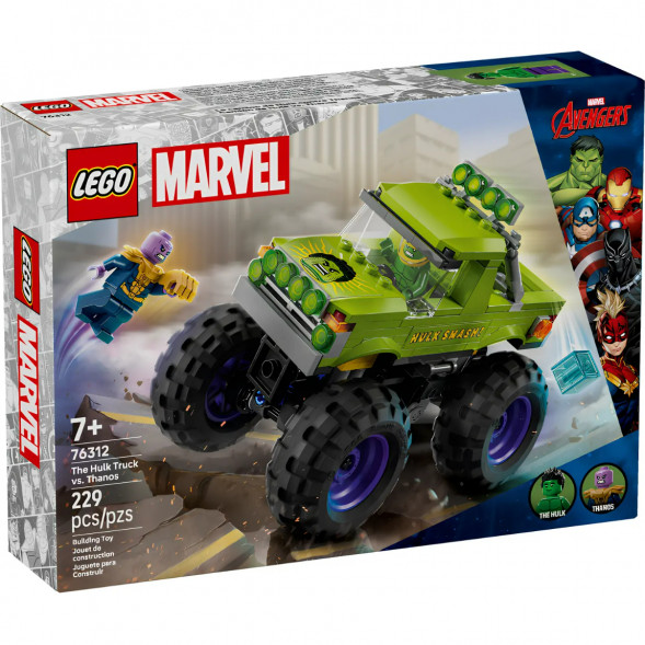 Конструктор LEGO Super Heroes 76312 Халк на внедорожнике против Таноса в Новосибирске
