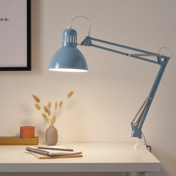 Лампа рабочая IKEA TERTIAL, голубой в Новосибирске