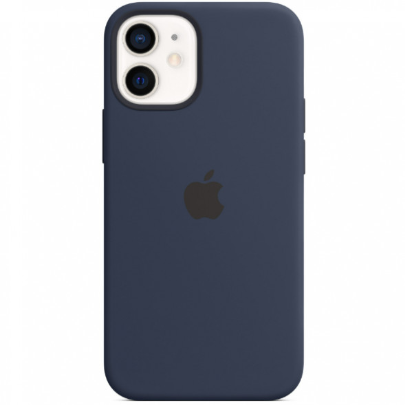 Силиконовый чехол MаgSafe для Apрle iPhone 12 mini, Deep Navy в Новосибирске