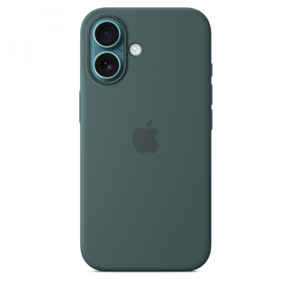 Чехол Apple для iPhone 16 Silicone MagSafe, Lake Green (MYY83ZM/A) в Новосибирске