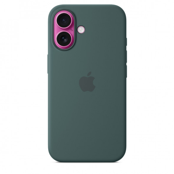 Чехол Apple для iPhone 16 Silicone MagSafe, Lake Green (MYY83ZM/A) в Новосибирске