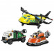 Конструктор LEGO City 60505 Самолет, сервисный грузовик и судно на воздушной подушке в Новосибирске