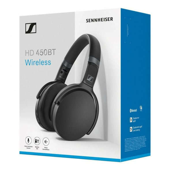 Беспроводные наушники Sennheiser HD 450BT, Black в Новосибирске