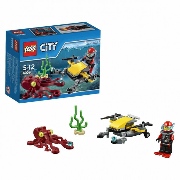Конструктор LEGO City Deep Sea Explorers 60090 Глубоководный скутер в Новосибирске