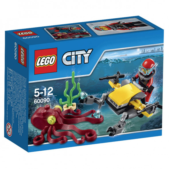 Конструктор LEGO City Deep Sea Explorers 60090 Глубоководный скутер в Новосибирске