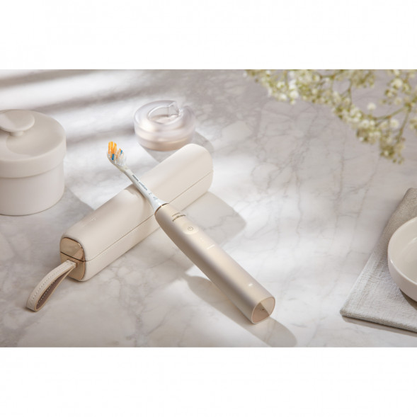 Электрическая звуковая зубная щетка Philips Sonicare 9900 Prestige HX9992/11, Champagne Gold в Новосибирске