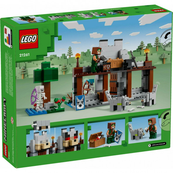 Конструктор LEGO Minecraft 21261 Волчья крепость в Новосибирске