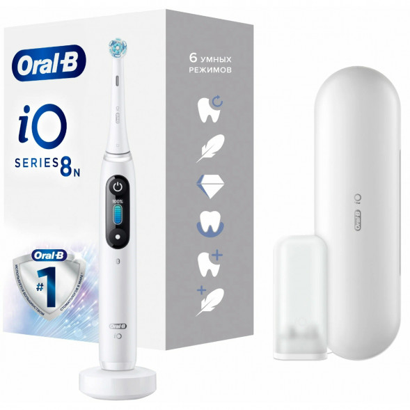 Зубная щетка электрическая Oral-B iO Series 8, белый в Новосибирске
