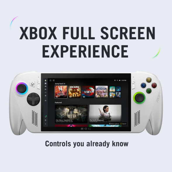 Портативная игровая консоль Asus Rog Ally Xbox 16GB/512GB Z2A, White в Новосибирске