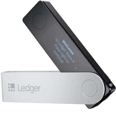 Аппаратный криптокошелек Ledger Nano X , черный в Новосибирске