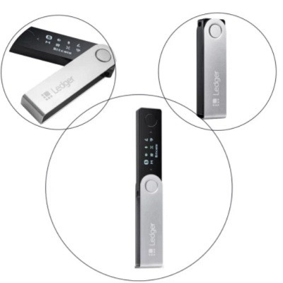 Аппаратный криптокошелек Ledger Nano X , черный в Новосибирске