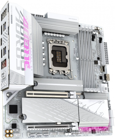 Материнская плата Gigabyte B860M AORUS ELITE WIFI6E ICE (LGA1851, mATX) в Новосибирске