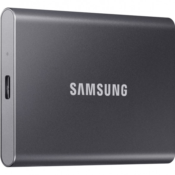 1 ТБ Внешний SSD Samsung T7, USB 3.2 Gen 2 Type-C, серый в Новосибирске