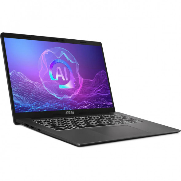 Ноутбук MSI Modern A14 AI+ F3HMG-041XRU (14&amp;quot;, IPS, AMD Ryzen AI 5 330 2ГГц, 4 ядра, 16ГБ DDR5, 512ГБ SSD, AMD Radeon 820M, без ОС), серый в Новосибирске