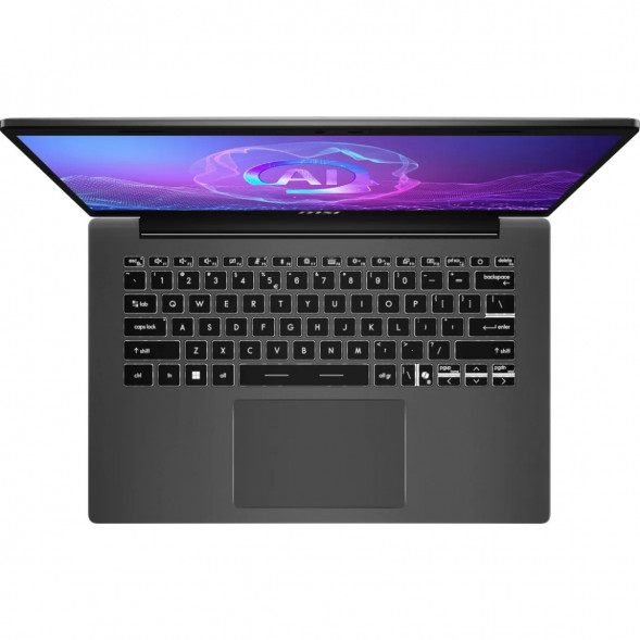 Ноутбук MSI Modern A14 AI+ F3HMG-041XRU (14&amp;quot;, IPS, AMD Ryzen AI 5 330 2ГГц, 4 ядра, 16ГБ DDR5, 512ГБ SSD, AMD Radeon 820M, без ОС), серый в Новосибирске