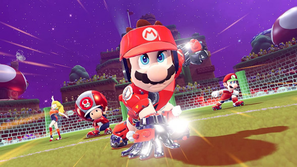 Игра Mario Strikers Battle League для Nintendo Switch, картридж в Новосибирске