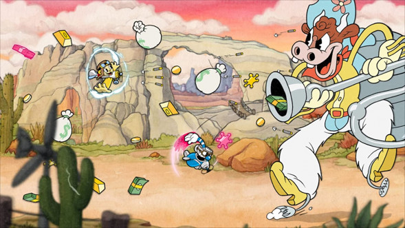 Игра Cuphead Standard Edition (PS4, русские субтитры) в Новосибирске