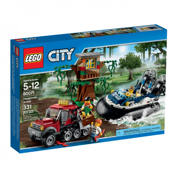Конструктор LEGO City 60071 Полицейский корабль на воздушной подушке в Новосибирске