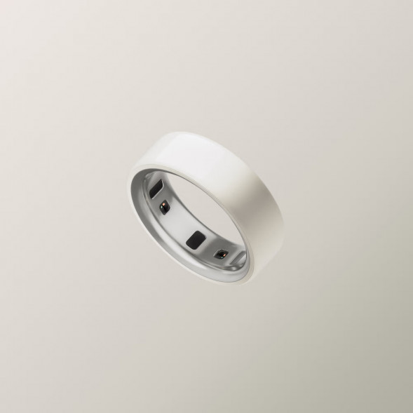 Умное кольцо Oura Ring 4 Ceramic (размер 4), Облако/Cloud в Новосибирске
