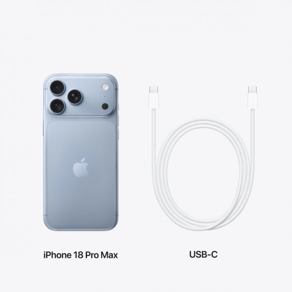 Смартфон Apple iPhone 18 Pro Max 2TB (eSIM), Glacier в Новосибирске