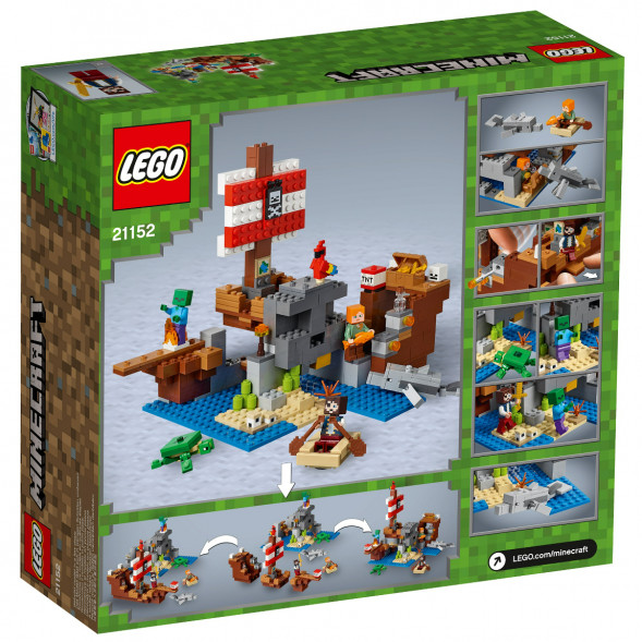 Конструктор LEGO Minecraft 21152 Приключения на пиратском корабле в Новосибирске