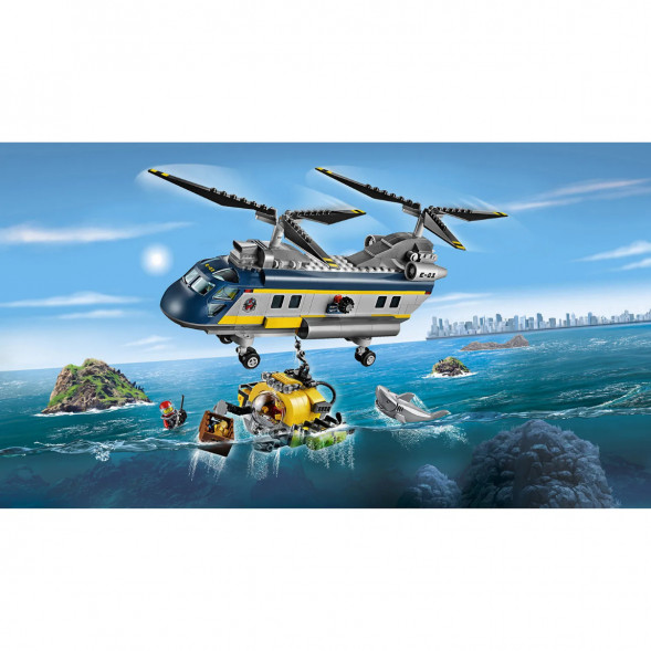 Конструктор LEGO City Deep Sea Explorers 60093 Вертолет исследователей моря в Новосибирске