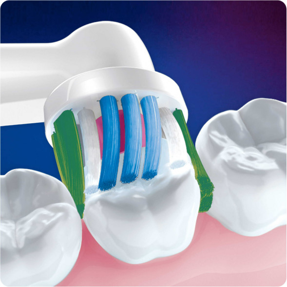 Насадки на зубные щетки Oral-B 3D White, 4 шт. в Новосибирске