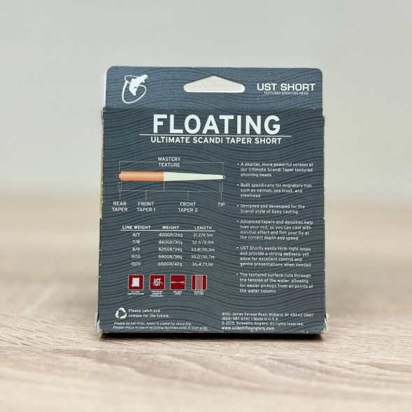 Рыболовная леска Scientific Anglers UST Short St-8/9-f Floating 124997 в Новосибирске