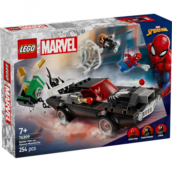 Конструктор LEGO Super Heroes 76309 Человек-паук против Венома в Новосибирске