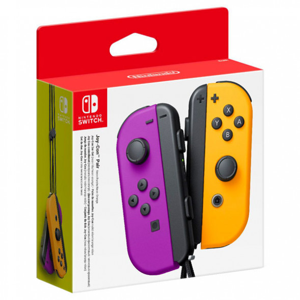 Геймпад Nintendo Switch Joy-Con controllers Duo, фиолетовый/оранжевый в Новосибирске