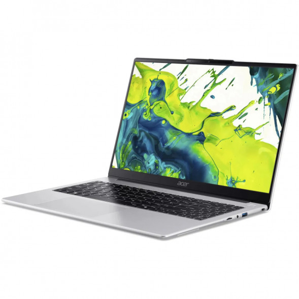 Ноутбук Acer Aspire Lite AL15-74P-569P (15.6&amp;quot;, IPS, Intel Core Ultra 5 125H 1.2ГГц, 14-ядерный, 16ГБ DDR5, 512ГБ SSD, Intel Arc, без ОС), серебристый в Новосибирске