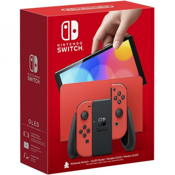 Игровая приставка Nintendo Switch OLED 64 ГБ, Mario Red Edition в Новосибирске