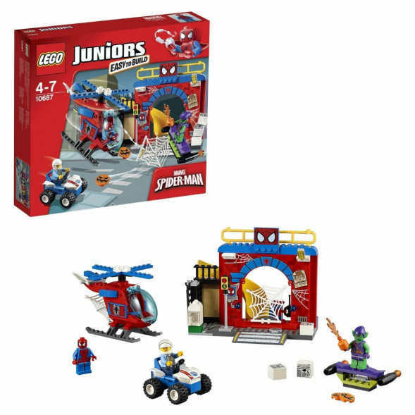 Конструктор LEGO Juniors 10687 Убежище Человека-паука в Новосибирске