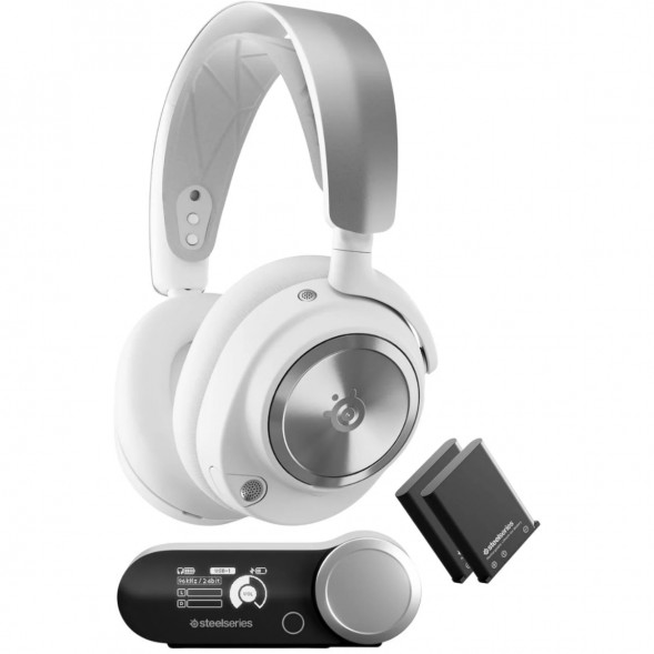 Наушники SteelSeries Arctis Nova Pro Wireless, белый в Новосибирске