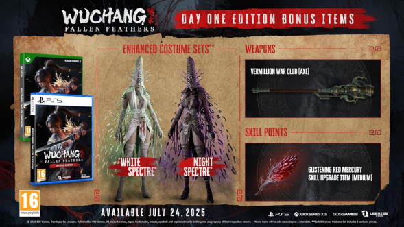 Игра Wuchang: Fallen Feathers. Day One Edition [PS5, русские субтитры] в Новосибирске