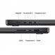Ноутбук Apple MacBook Pro 16 2026 MGEE4 (M5 Max 40-Core GPU, 48/2TB), Черный космос/Space Black в Новосибирске