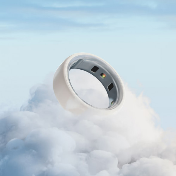 Умное кольцо Oura Ring 4 Ceramic (размер 6), Облако/Cloud в Новосибирске