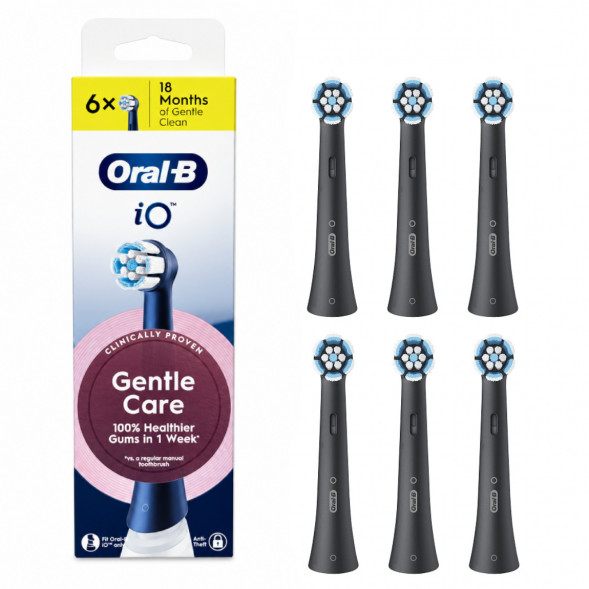 Сменные насадки Oral-B iO Gentle Care, 6 штук в Новосибирске