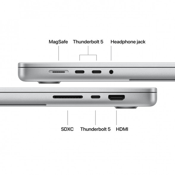 Ноутбук Apple MacBook Pro 16 2026 MGE94 (M5 Max 40-Core GPU, 48/2TB), Серебристый/Silver в Новосибирске