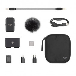 Комплект беспроводных микрофонов DJI MIC (1TX + 1RX), черный