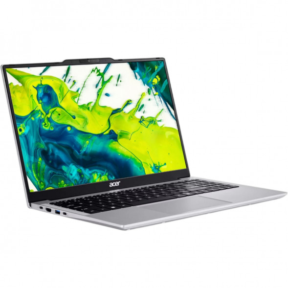 Ноутбук Aser Aspire Lite 15 AL15-53P-56PA (15.6&amp;quot;, IPS, Intel Core 5 120U, 10 ядер, 16 ГБ DDR4, 512 ГБ SSD, Intel Graphics, без ОС), серебристый в Новосибирске